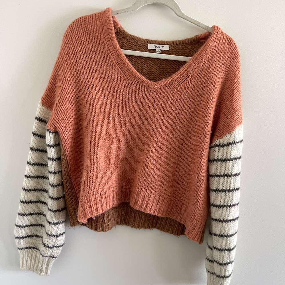 Madewell balloon sleeve sweater size small